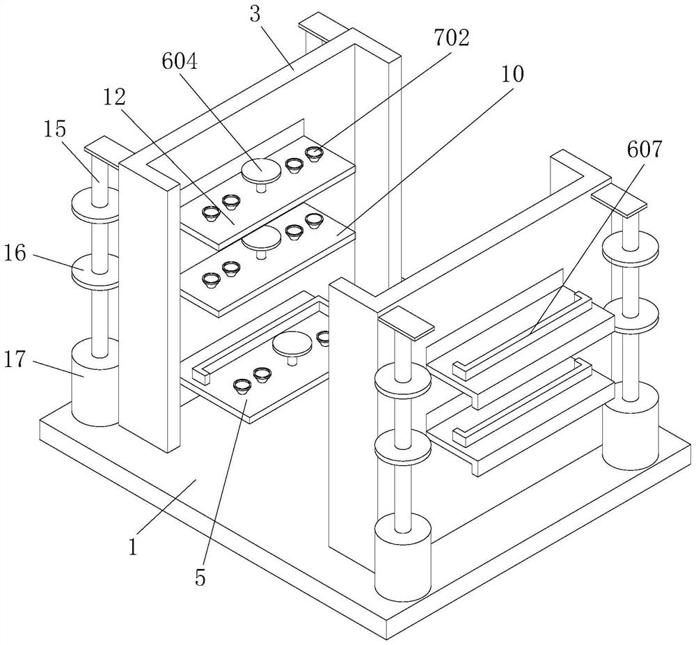 Refrigerator door transfer device capable of automatically stacking