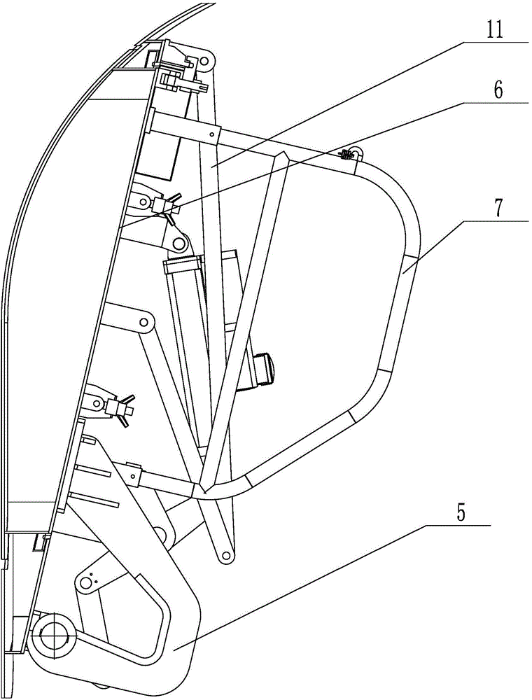 Marine hydraulic mooring platform