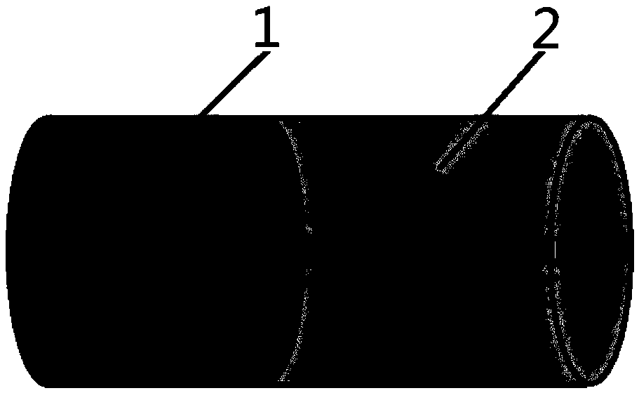 Cooling cigarette holder, preparation method and heated non-combustible cigarette