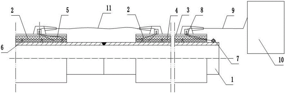 Intelligent thermally-insulating pipe provided with alarm device