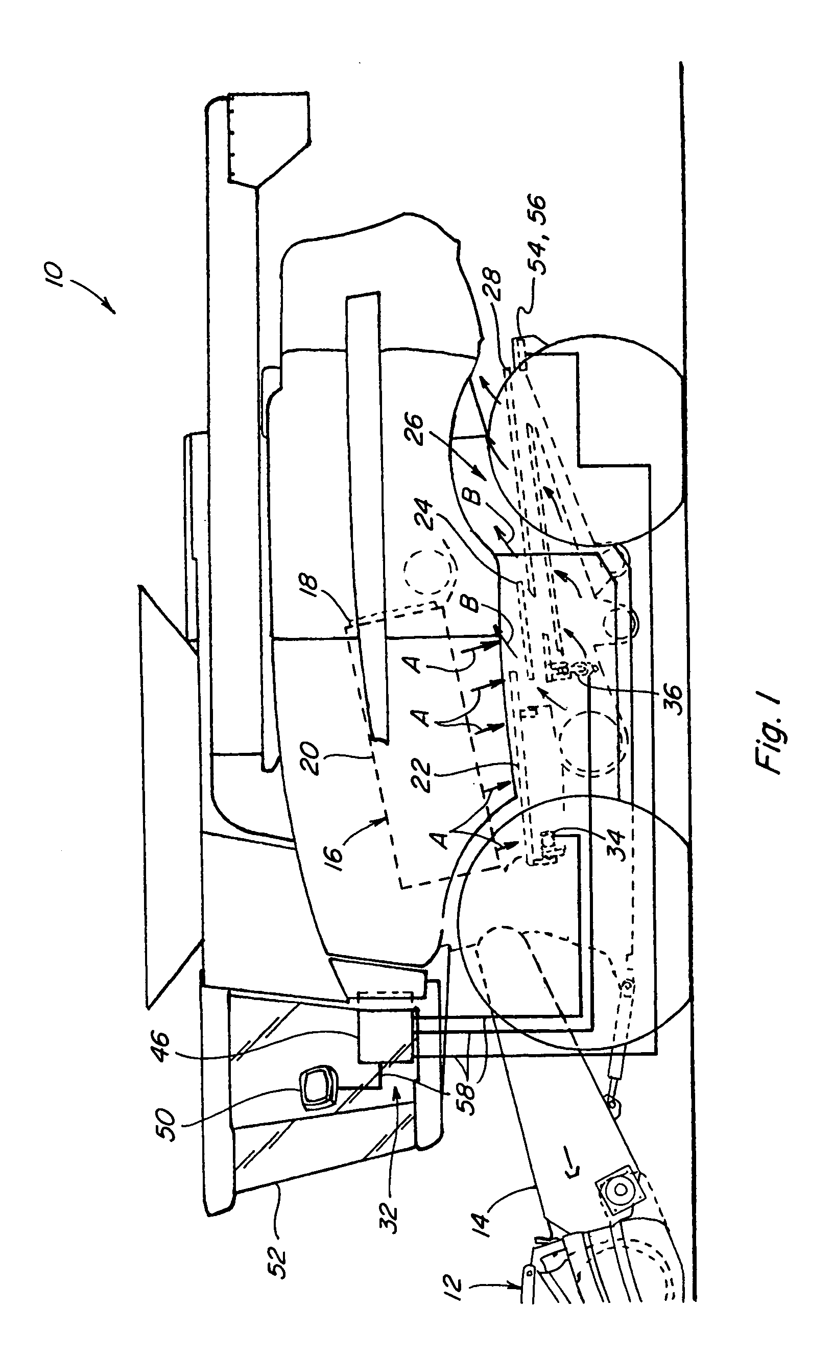 Distribution leveling for an agricultural combine