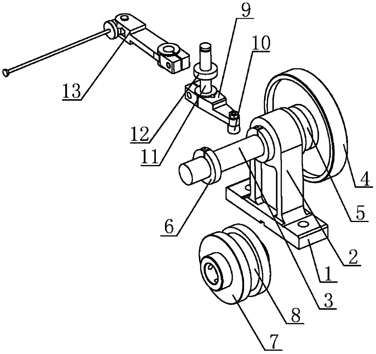 Thin film towing device for film laminating machine