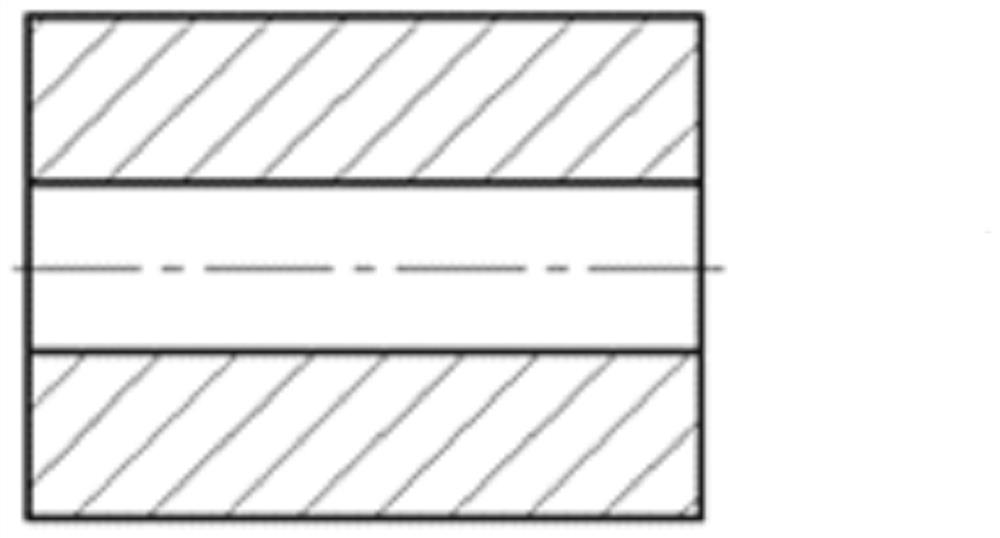 Flat-bottom type bearing ring carbide refining method