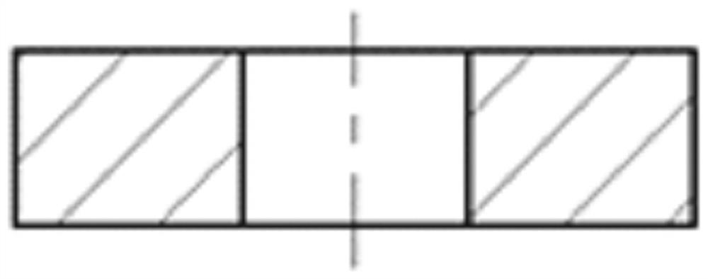 Flat-bottom type bearing ring carbide refining method