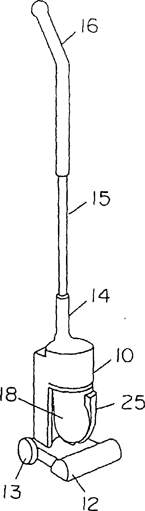 Vacuum dust exhaust apparatus