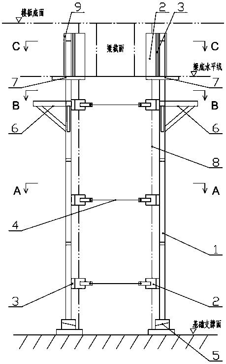 A column formwork support component