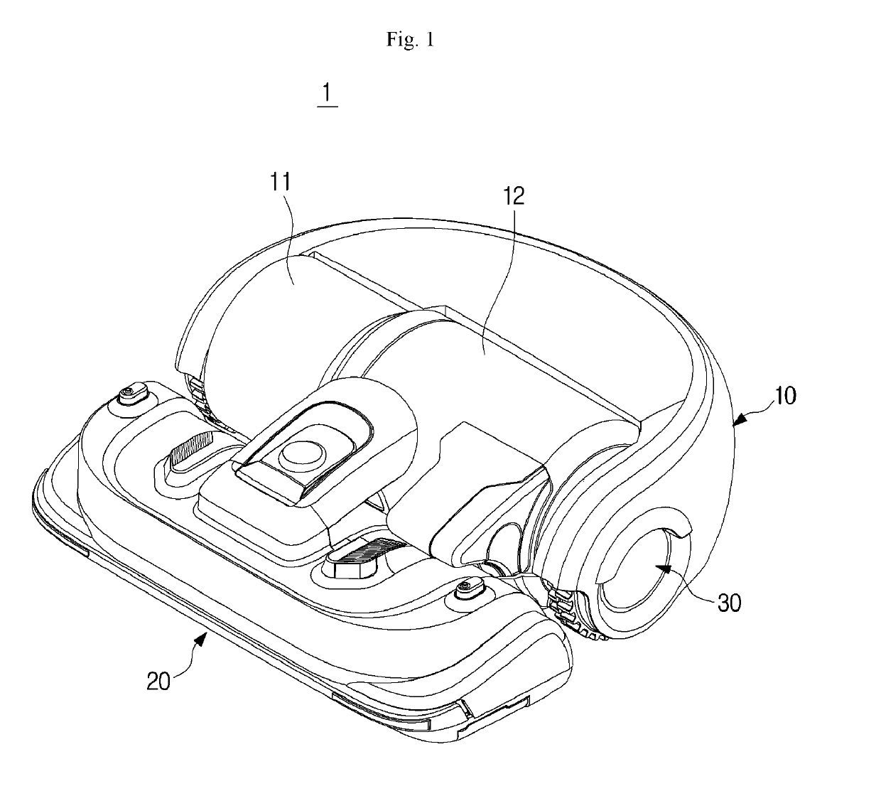 Wheel assembly and robot cleaner having same