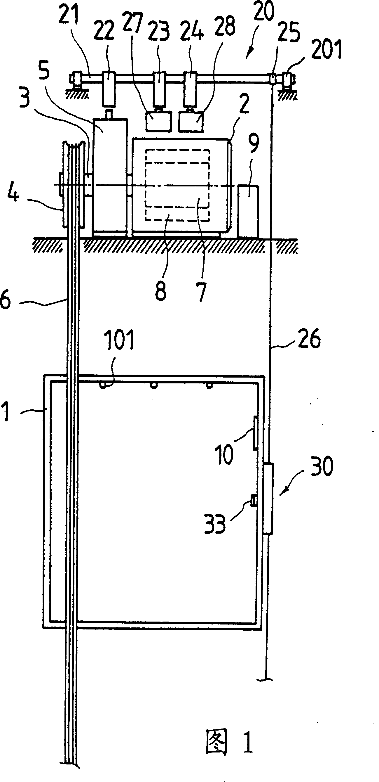 Escape device used in lifter or elevator