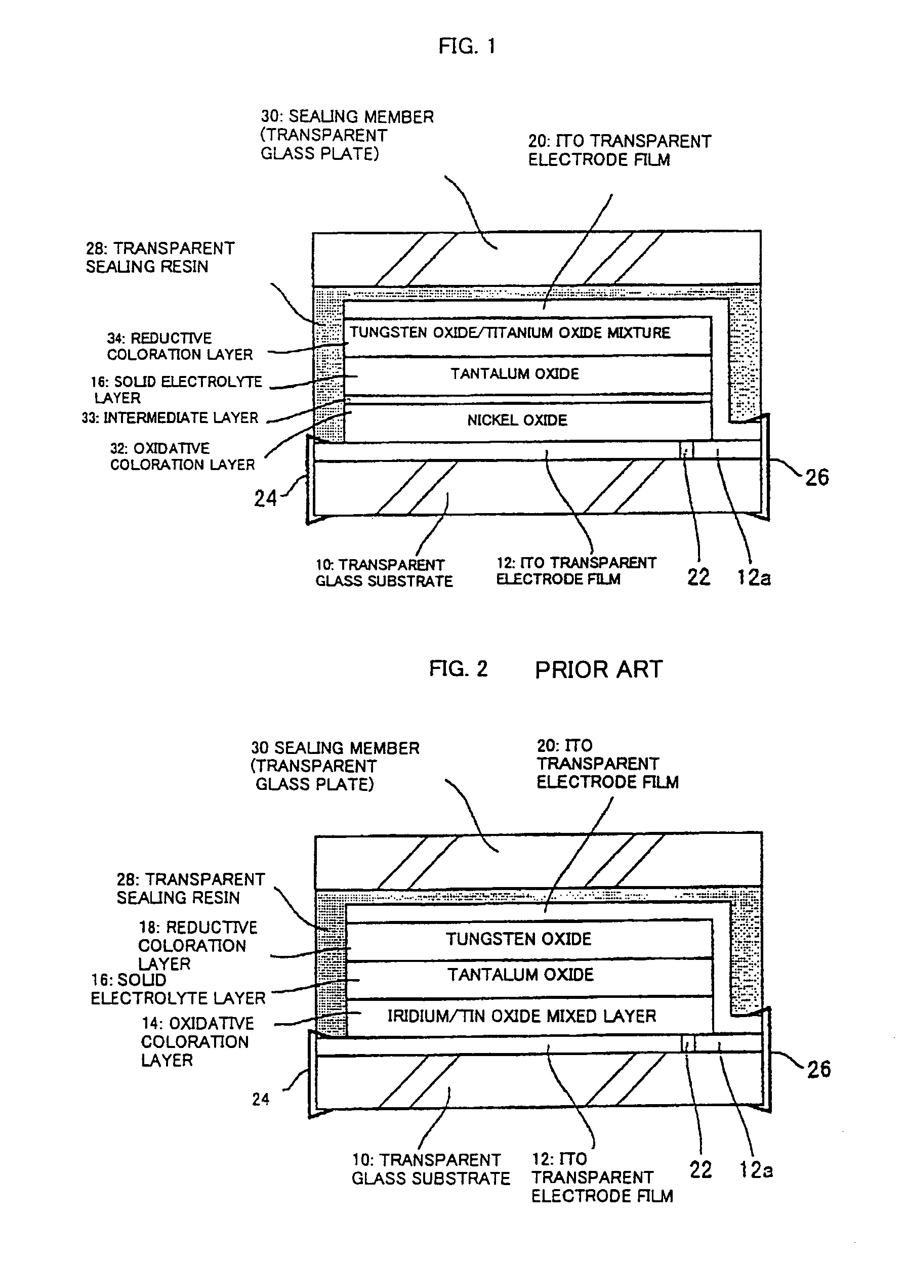 Electrochromic element