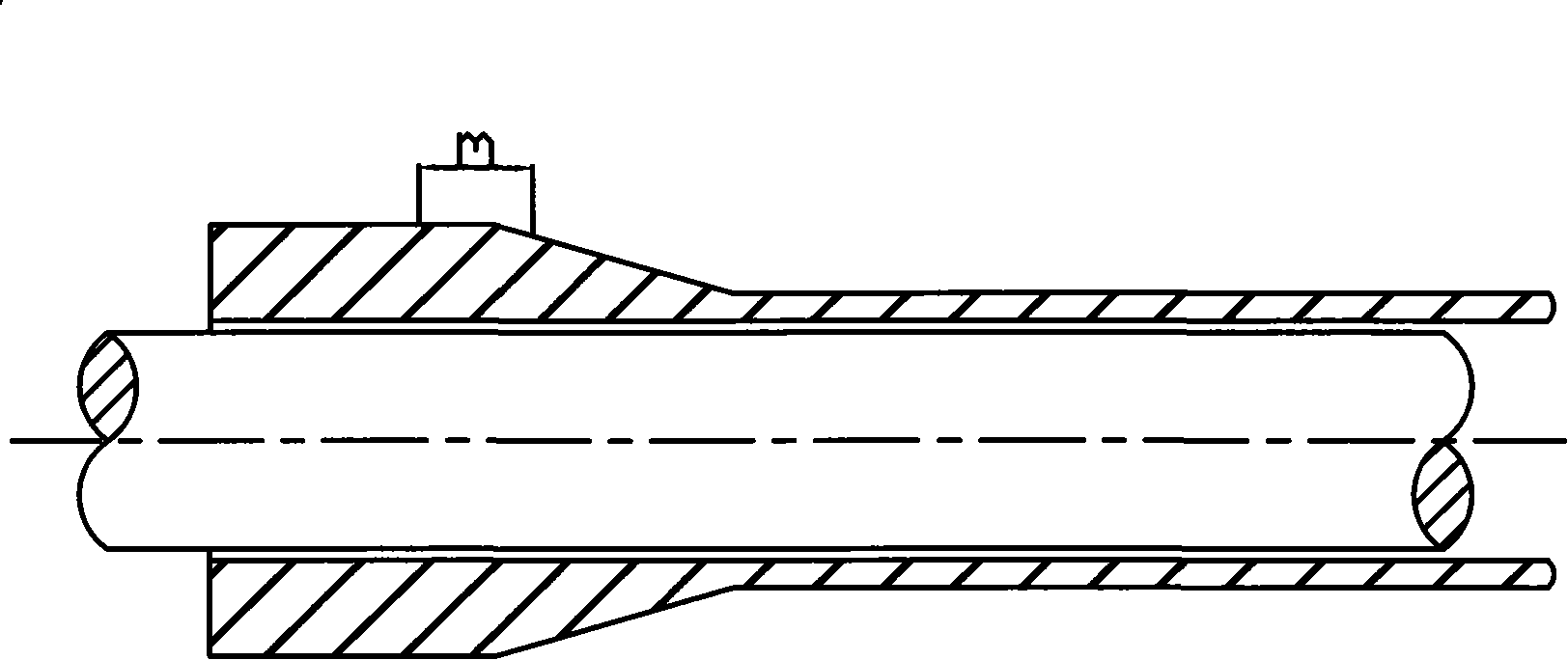 Method for producing seamless steel pipe with reversible reciprocating periodic time hot rolling technique