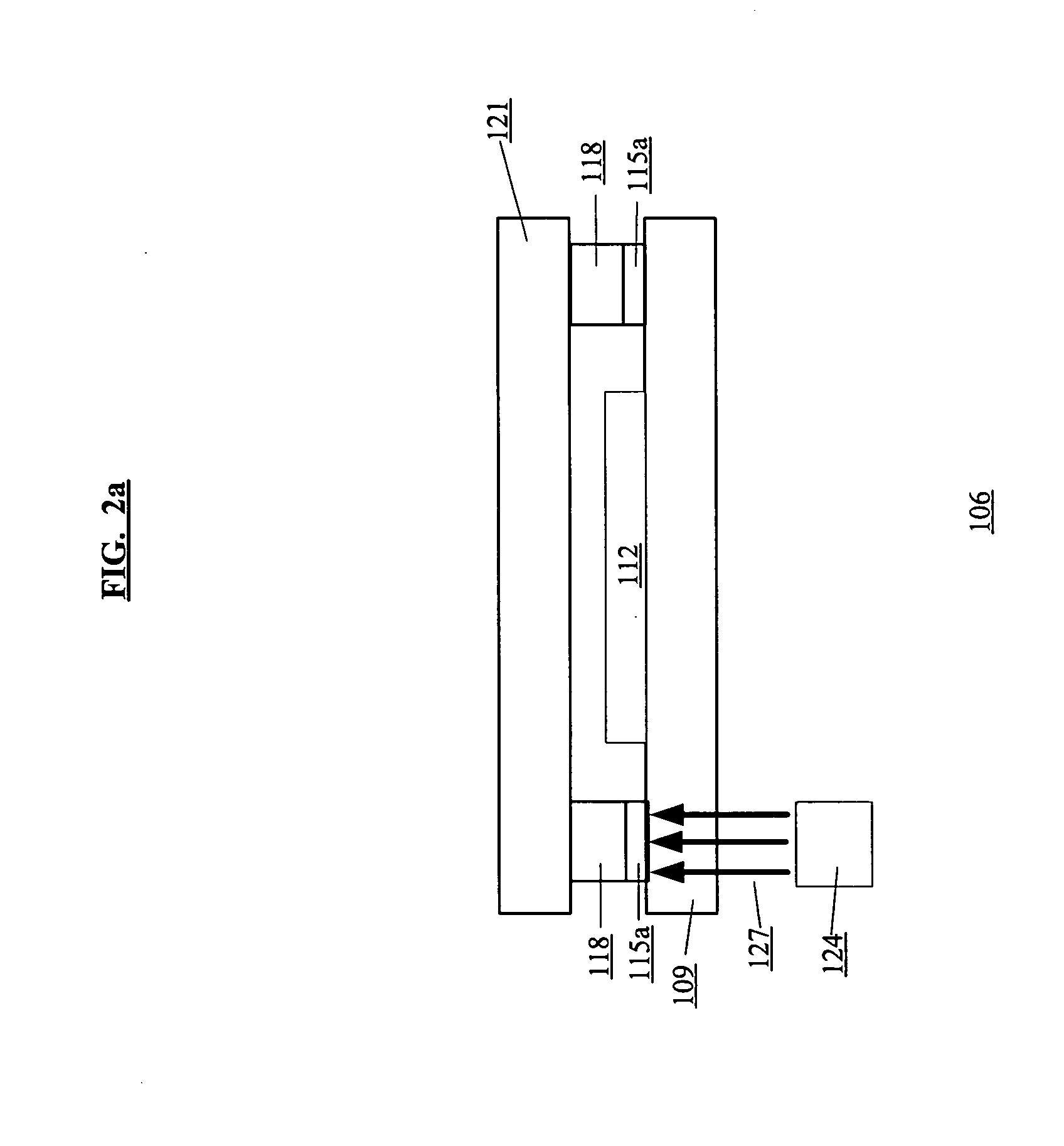 Sealing of electronic device using absorbing layer for glue line