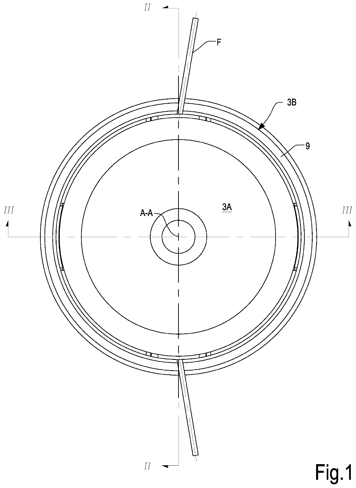 Trimmer head with members for simplifying the loading of the cutting line