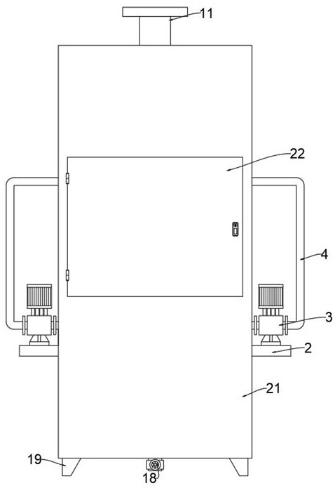 Environment-friendly equipment for solid-liquid separation of kitchen waste