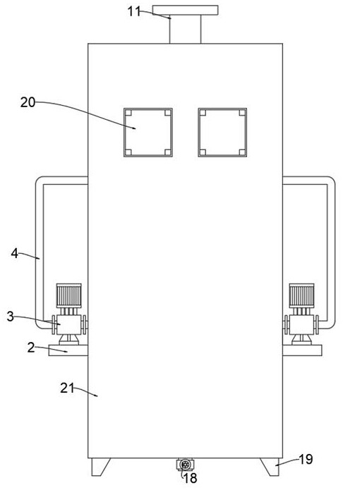 Environment-friendly equipment for solid-liquid separation of kitchen waste