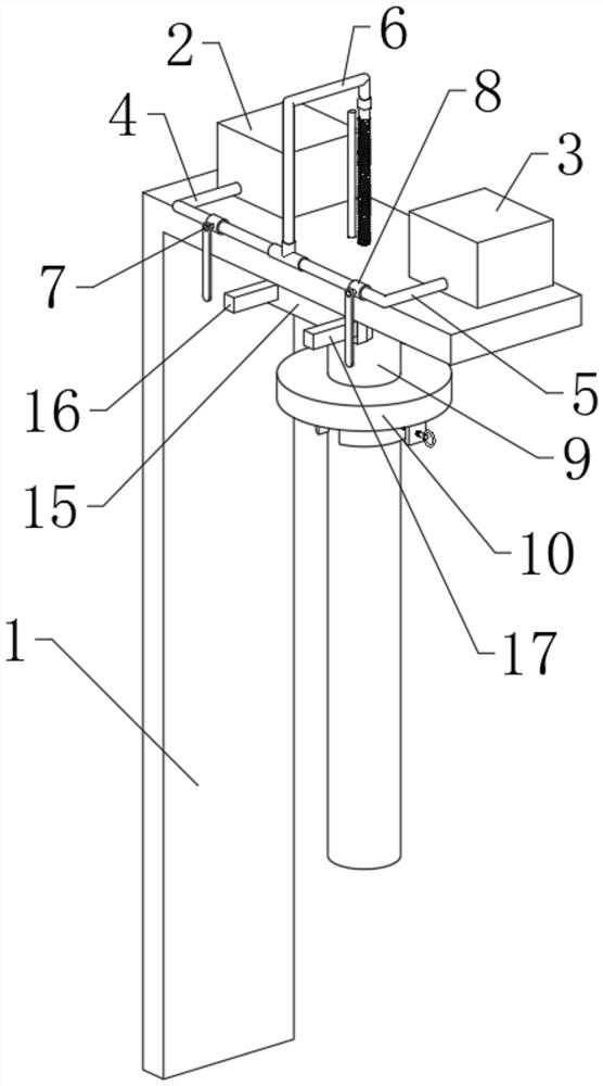 Electrostatic spraying equipment for inner wall of tubular electromechanical part