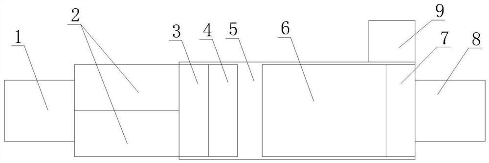 Printed circuit board (PCB) automatic detection production line and application method thereof