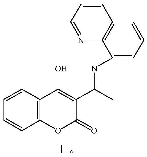 A bifunctional probe for recognizing iron ions and fluorine ions and its preparation and application