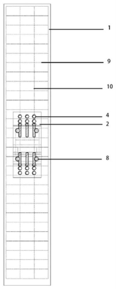 Prestress self-resetting reinforced concrete dry type connecting beam-column joint