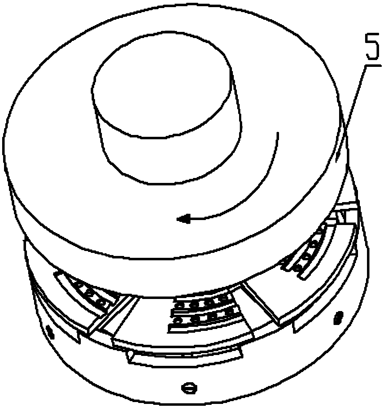 Composite microstructure plane and sector-shaped broken tile thrust bearing and processing method thereof