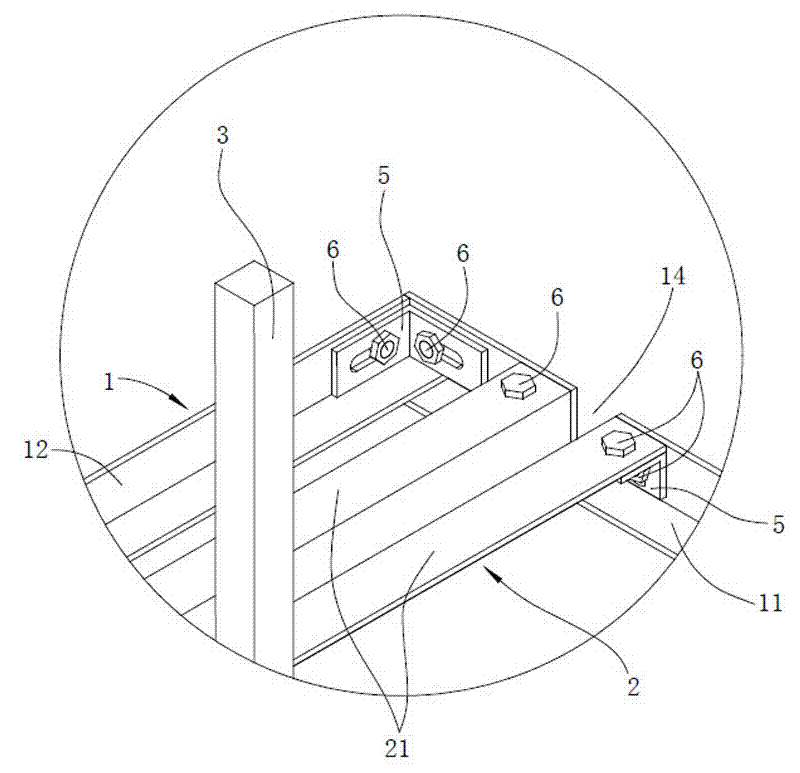 Anticorrosion support structure of hatching machine