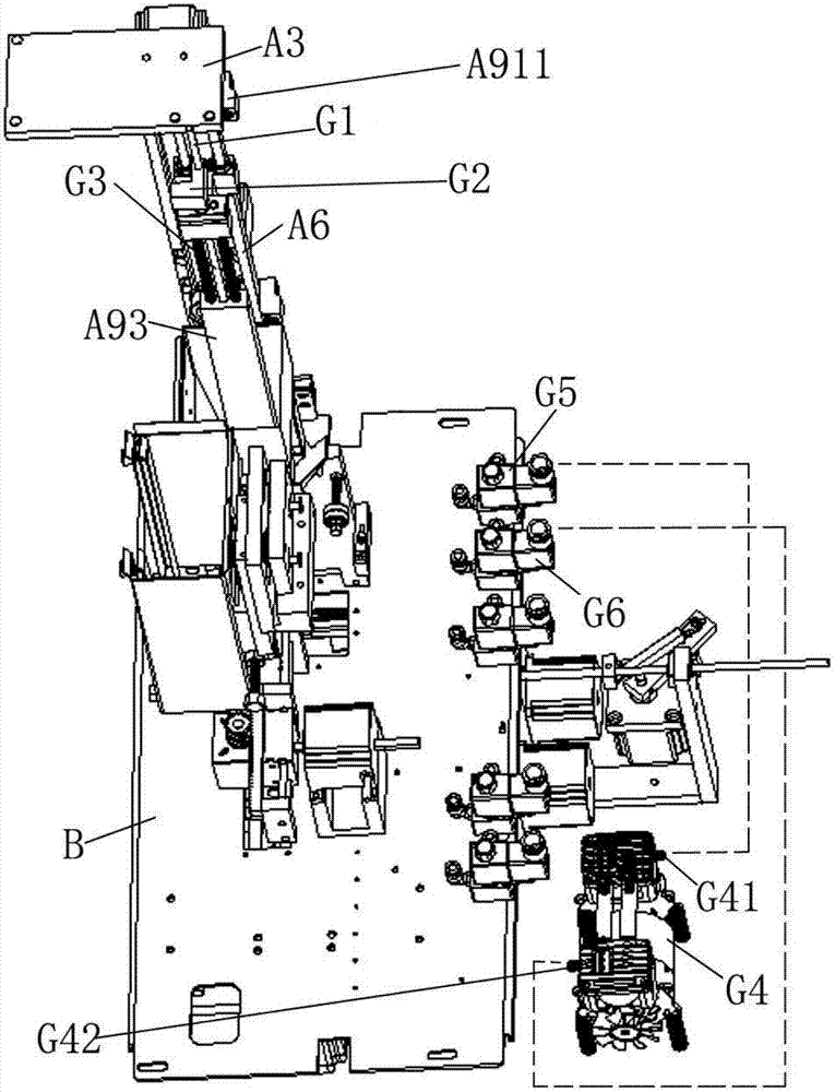 Needle type vacuum pumping and heat seal coding device used for pure electric shaping packaging machine