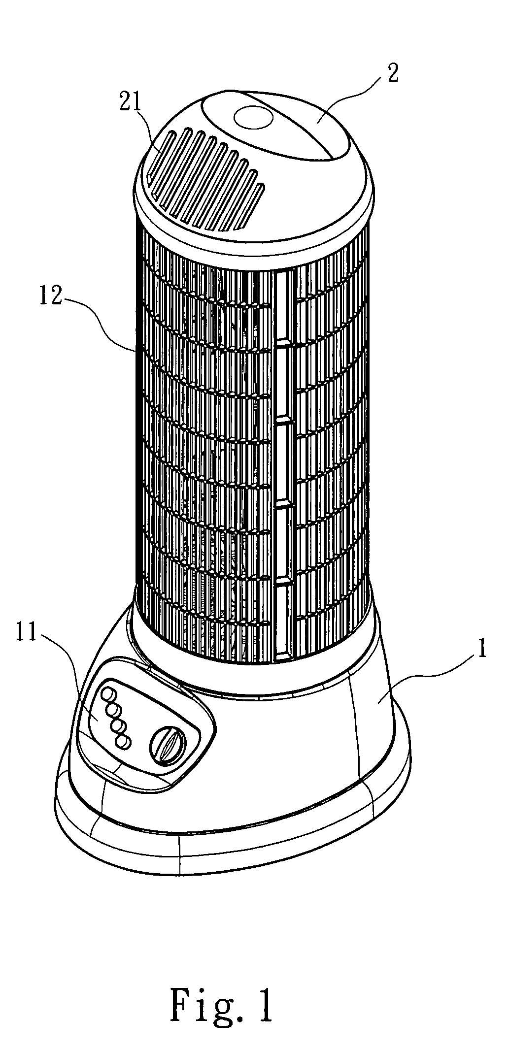 Omnidirectional electric fan and fan blade structure