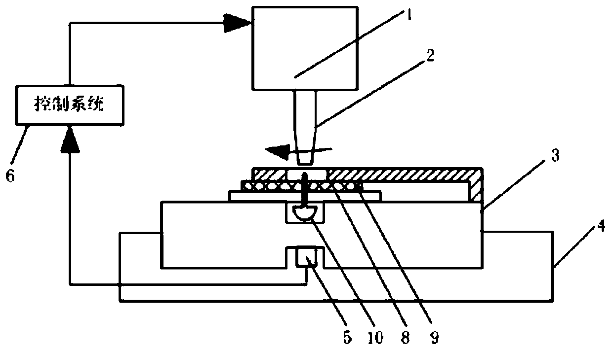 Automatic riveting device suitable for satellite disc type conductive slip ring ultra-thin reed