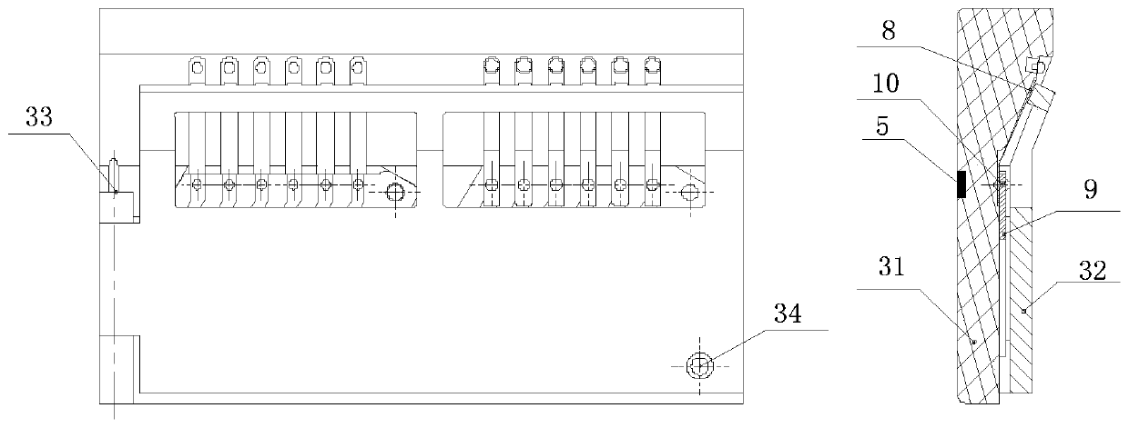 Automatic riveting device suitable for satellite disc type conductive slip ring ultra-thin reed