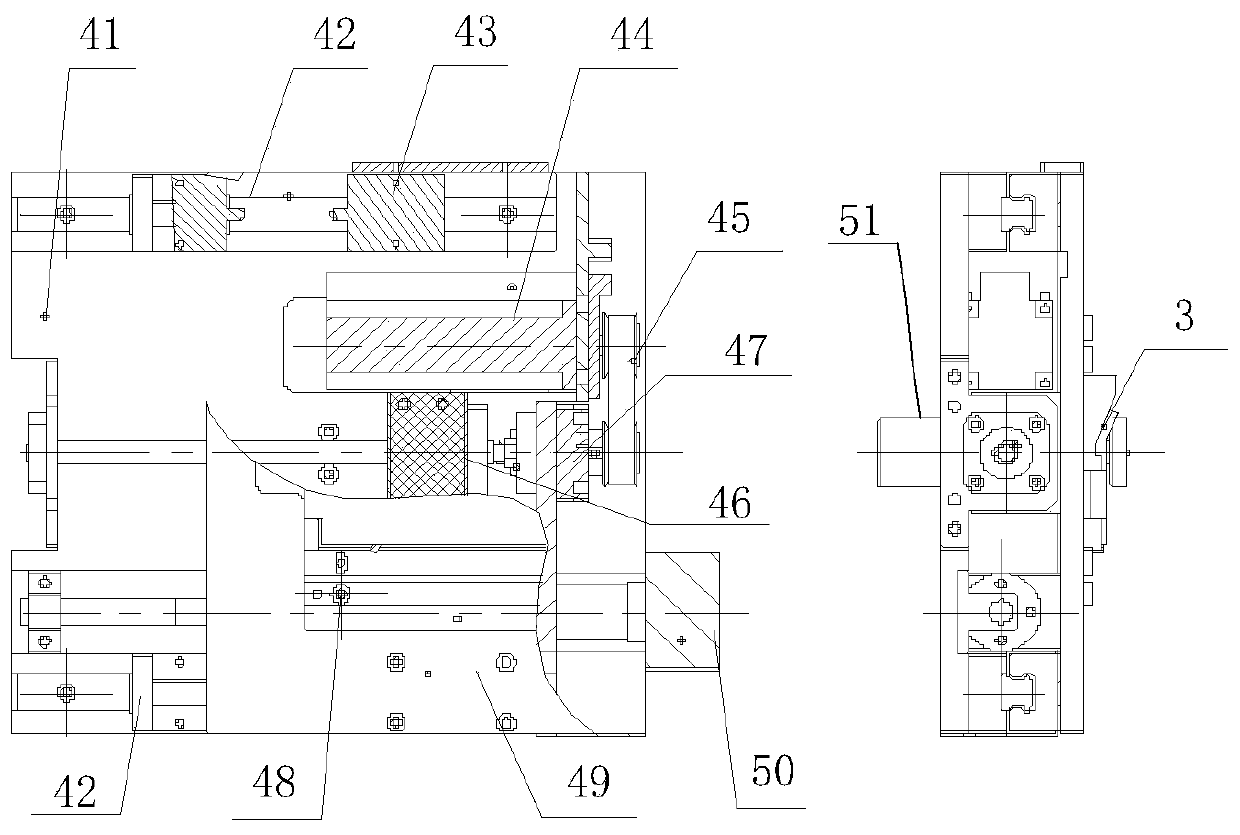 Automatic riveting device suitable for satellite disc type conductive slip ring ultra-thin reed