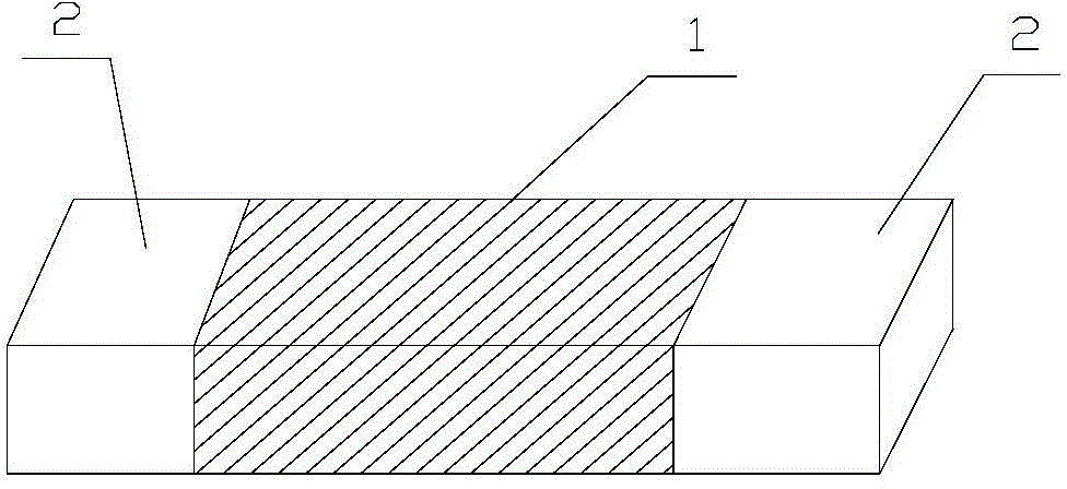 Yttrium lithium fluoride composite crystal and preparation method thereof