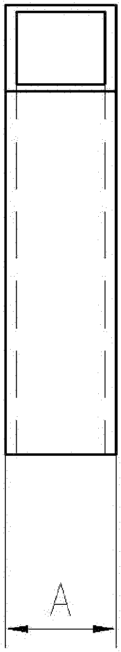 Method for blanking two-sided oblique head structural steel