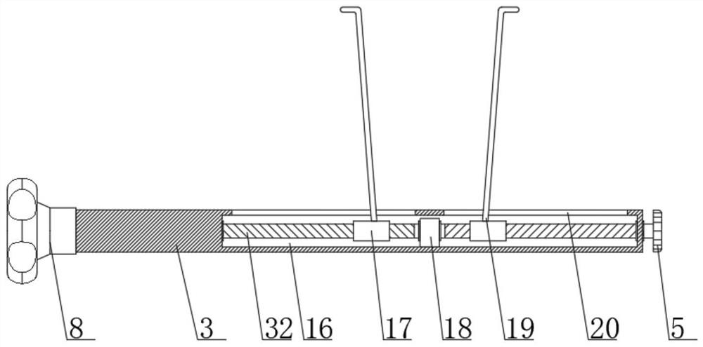 Drag hook assembly for hepatobiliary surgery