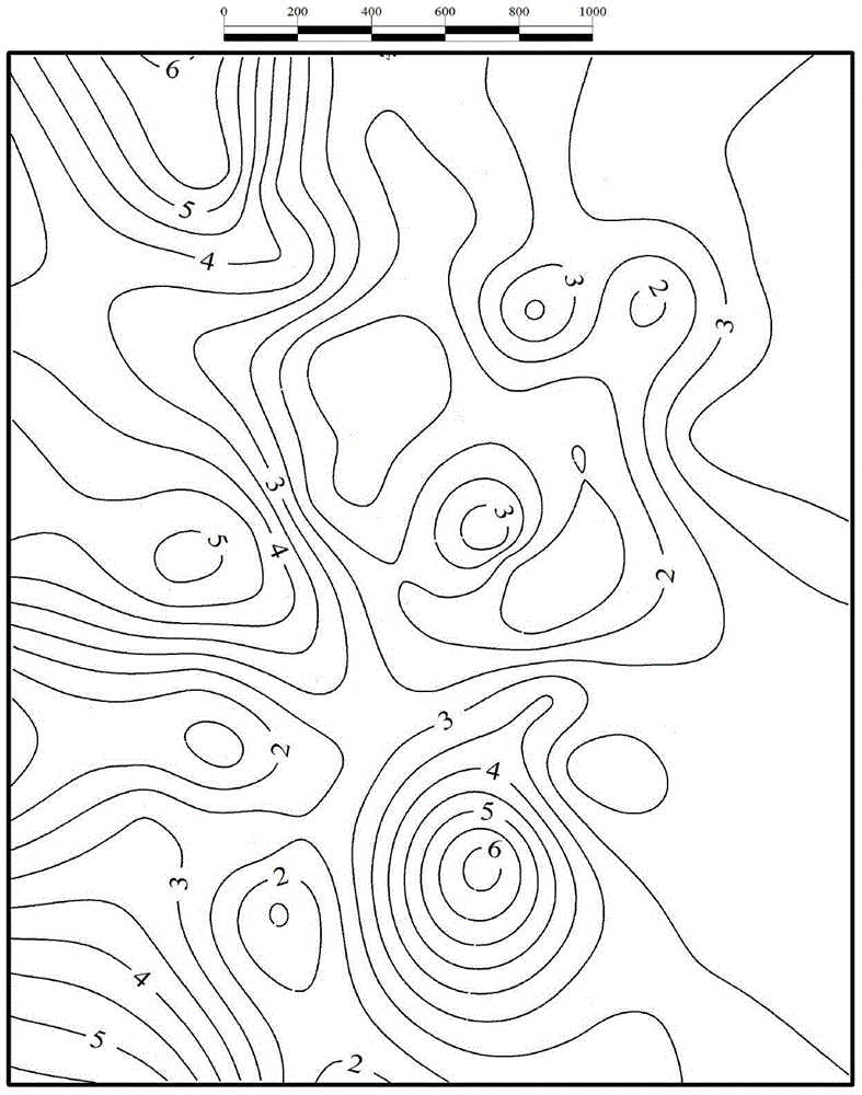 Reservoir heterogeneity characterization method under regular development well pattern of horizontal wells