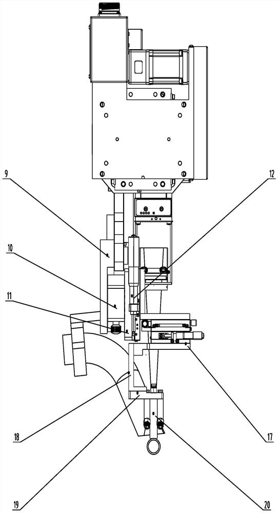 Gas protection device and method for continuous laser welding