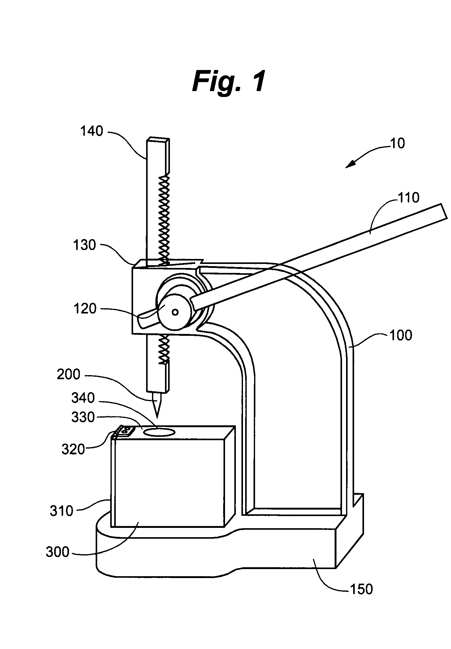 Hard disk destruction apparatus and method