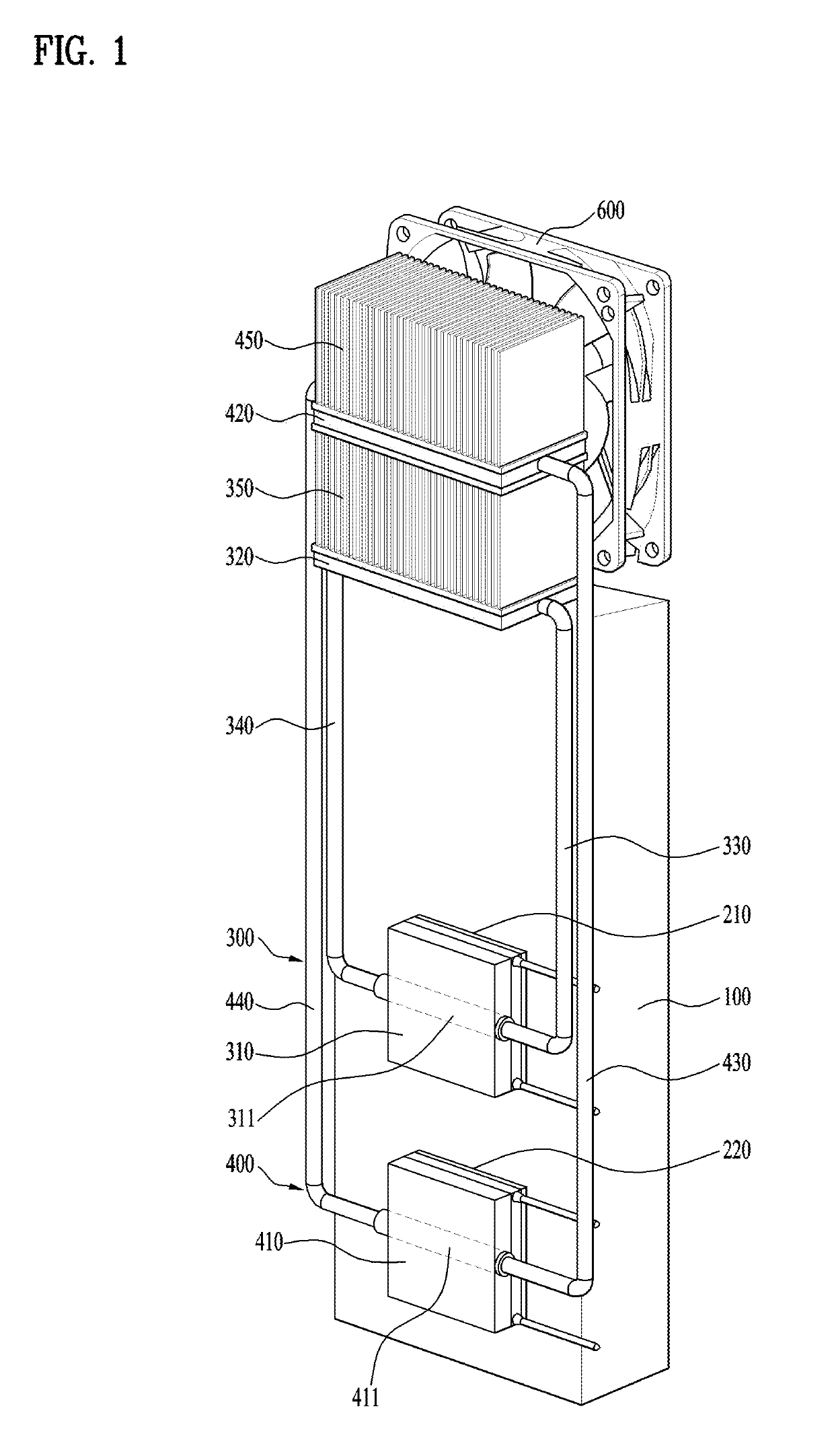 Cooling apparatus using thermoelectric modules