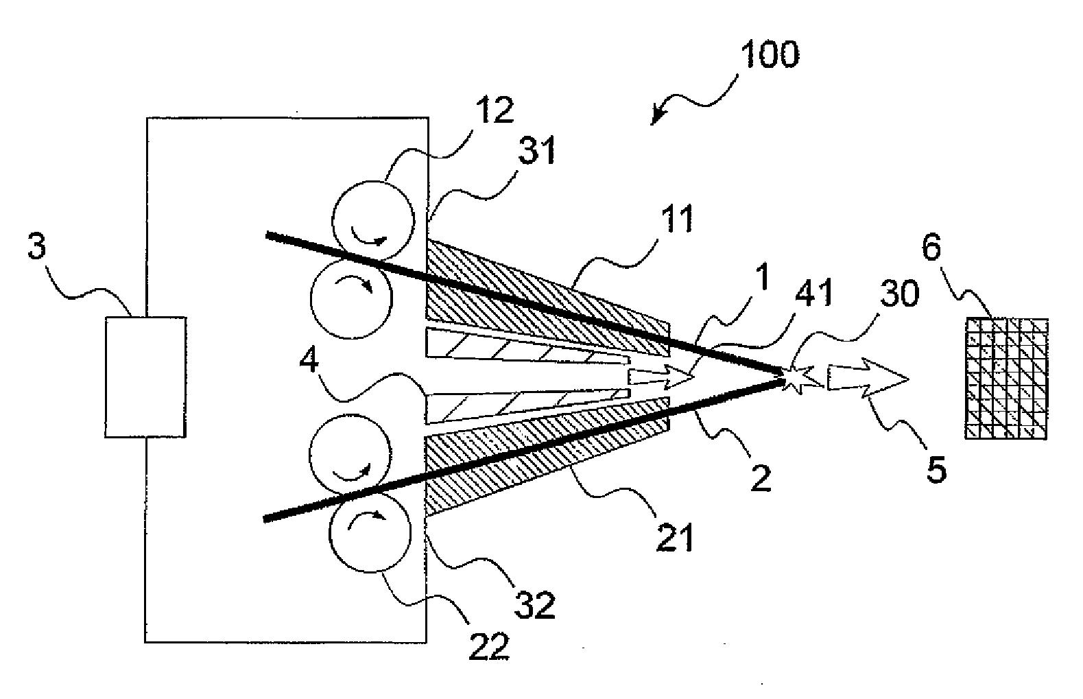 Method and device for arc spraying