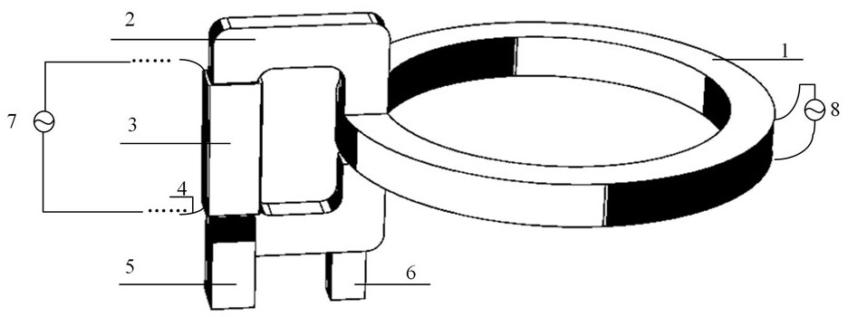 Testing device and evaluation method for radial deformation of single pancake coil of transformer