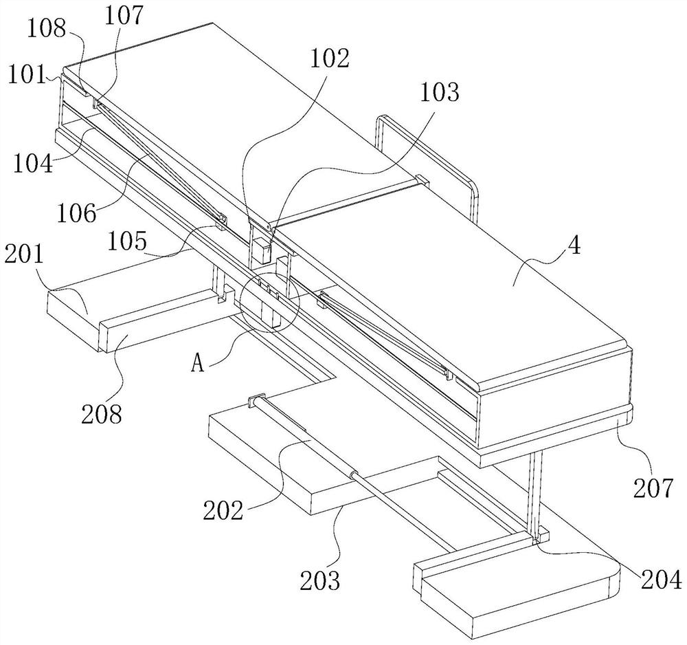 Auxiliary getting-up device for postoperative clinical nursing