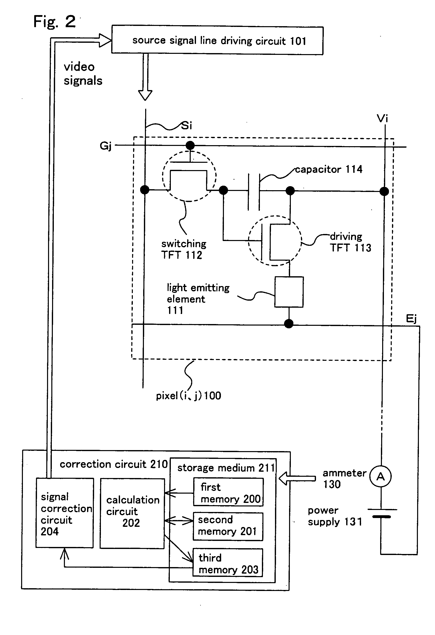 Light emitting device and method of driving the same