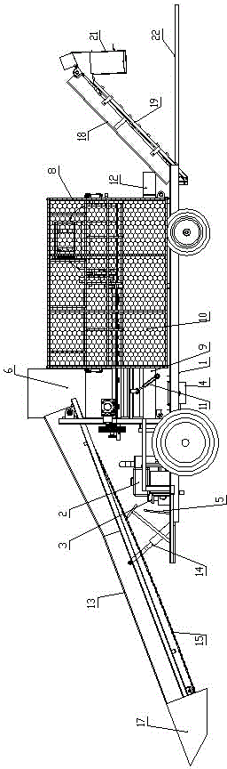 Self-propelled picker for picking up peanuts