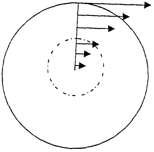 A high-speed vortex flow gas separation device