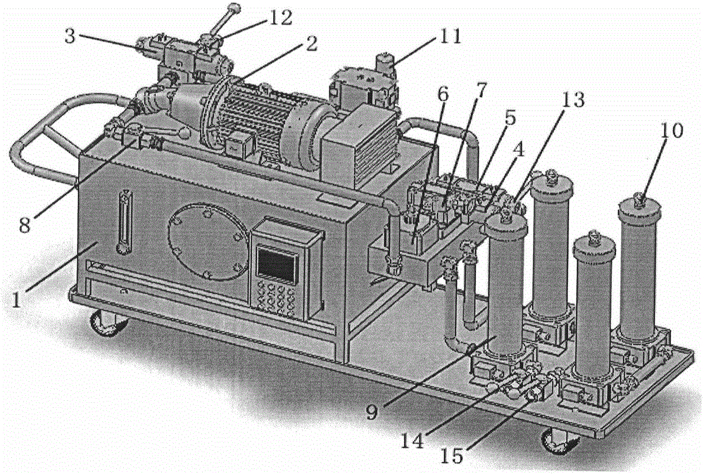 Full-automatic control hydraulic multifunctional trolley