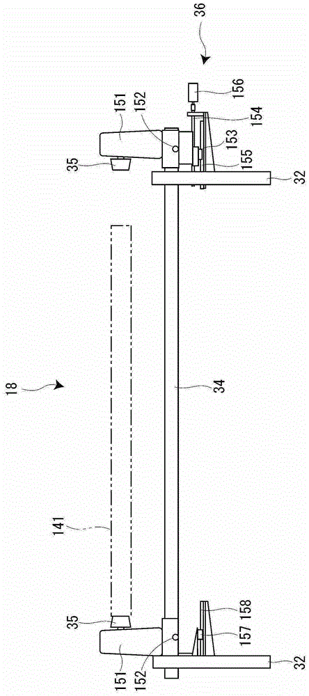 Medium conveying device, control method of medium conveying device, and recording device