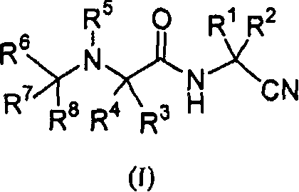 Haloalkyl containing compounds as cysteine protease inhibitors