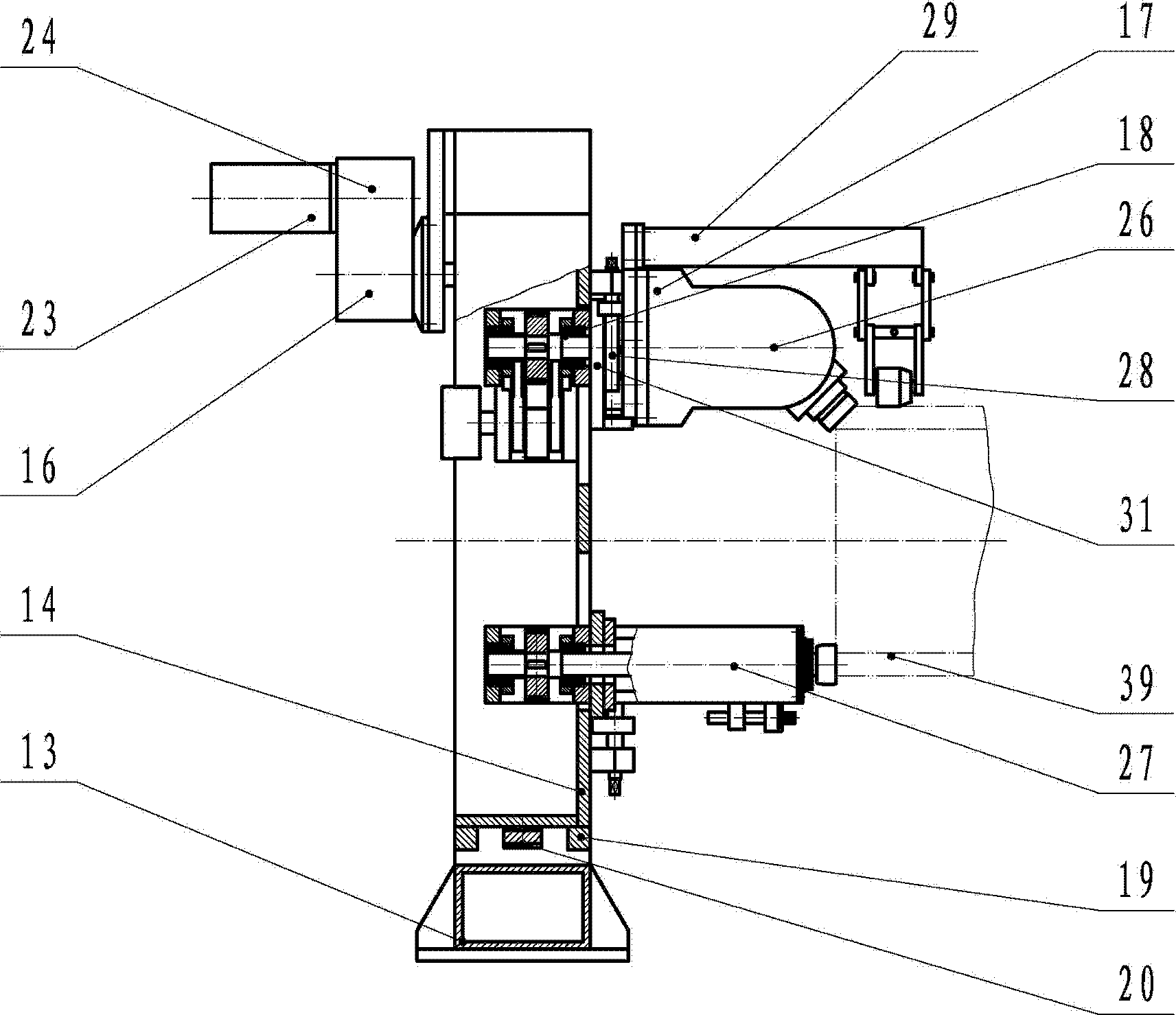 Machining equipment for high-grade steel pipe end surfaces with large apertures and wall thicknesses