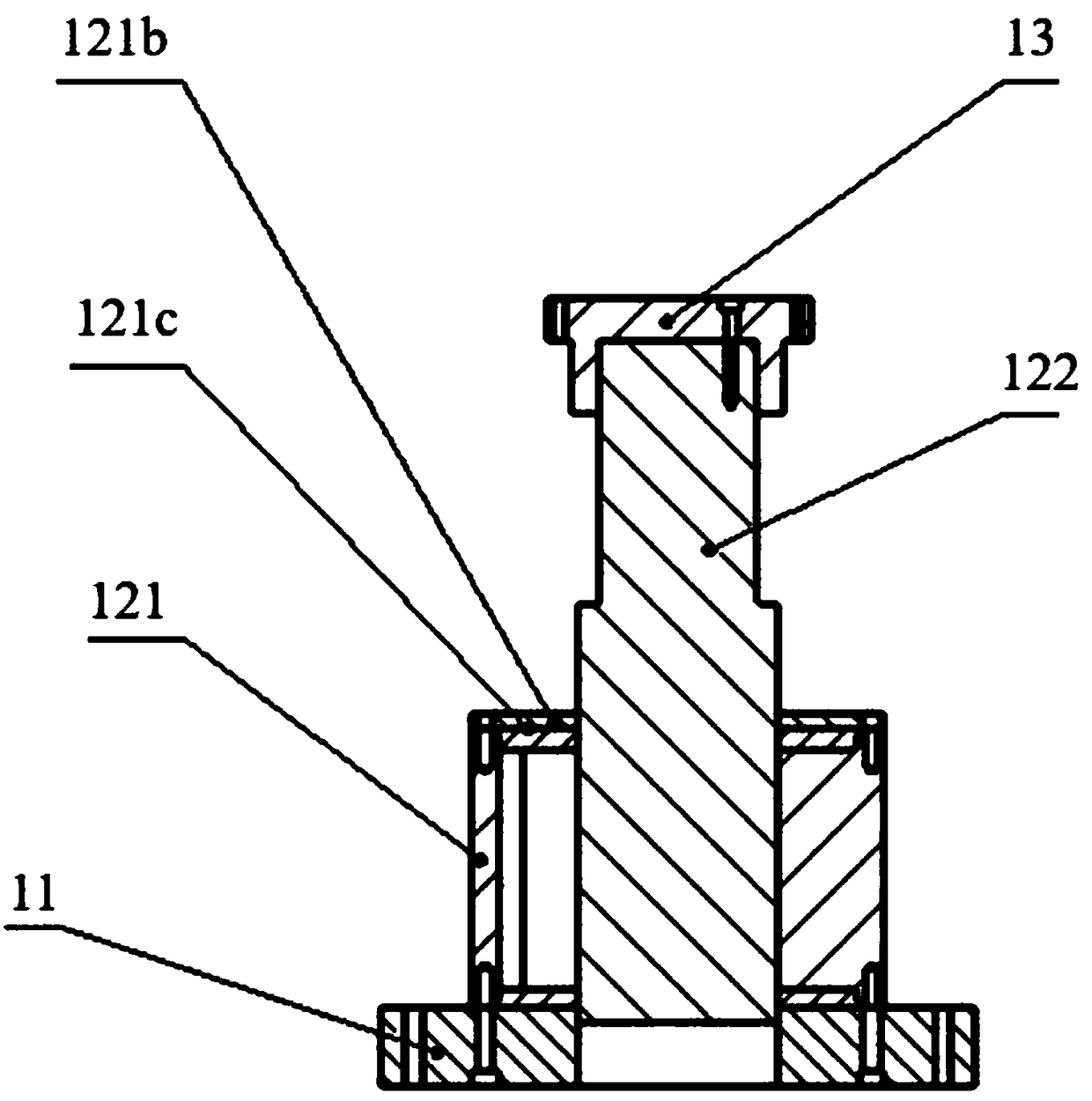 The retractable hydraulic swing cylinder direct driving the fin stabilizer device