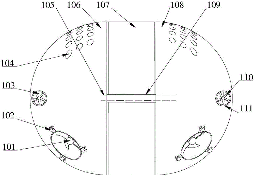 Mini spherical aircraft and working method thereof