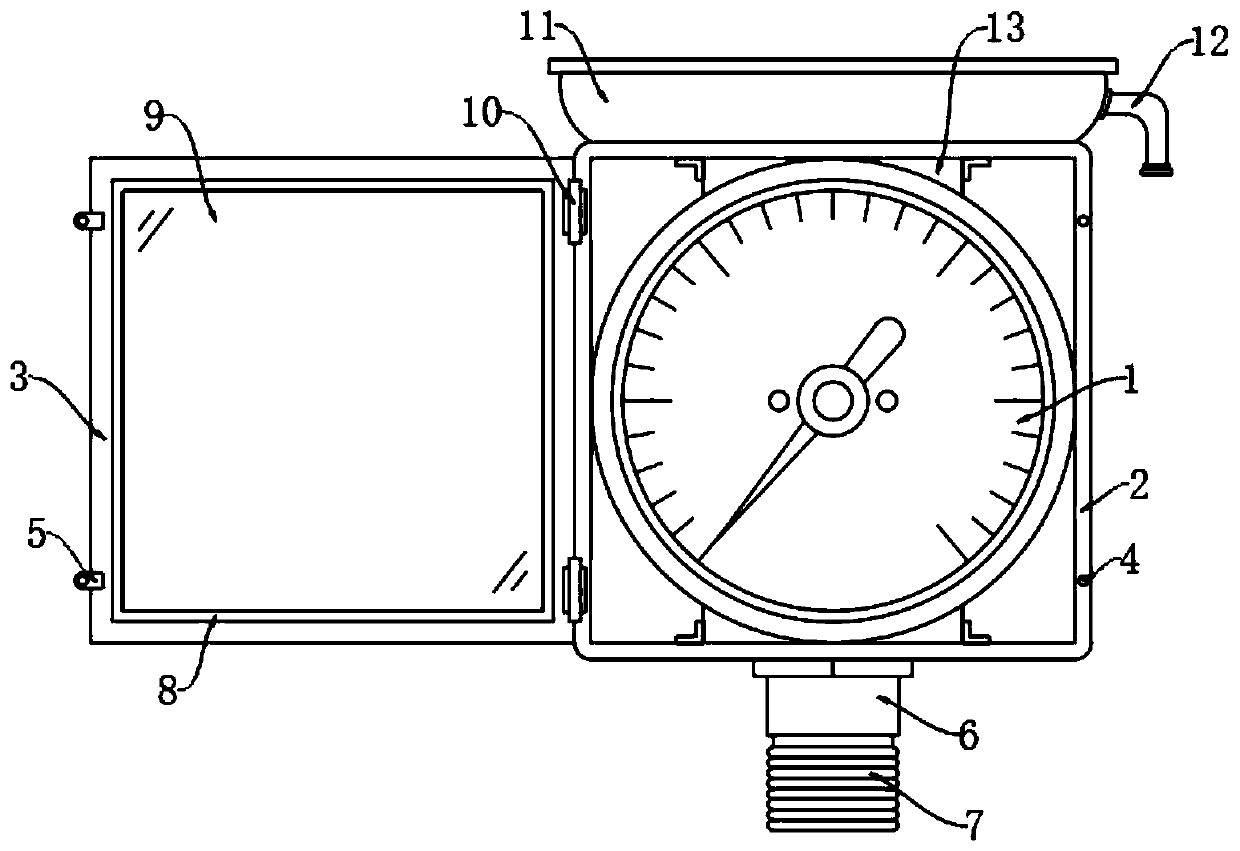 Waterproof industrial instrument capable of being easy to install