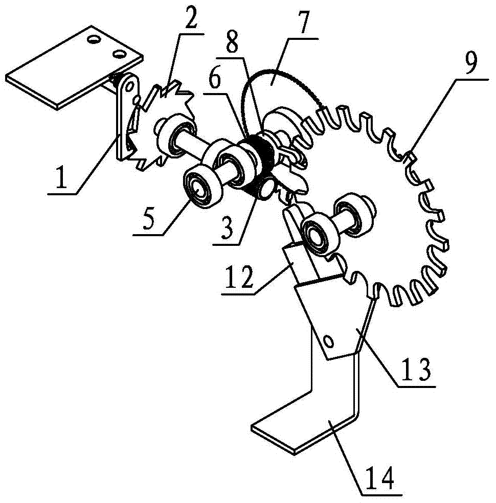 A periodic quantitative counting device